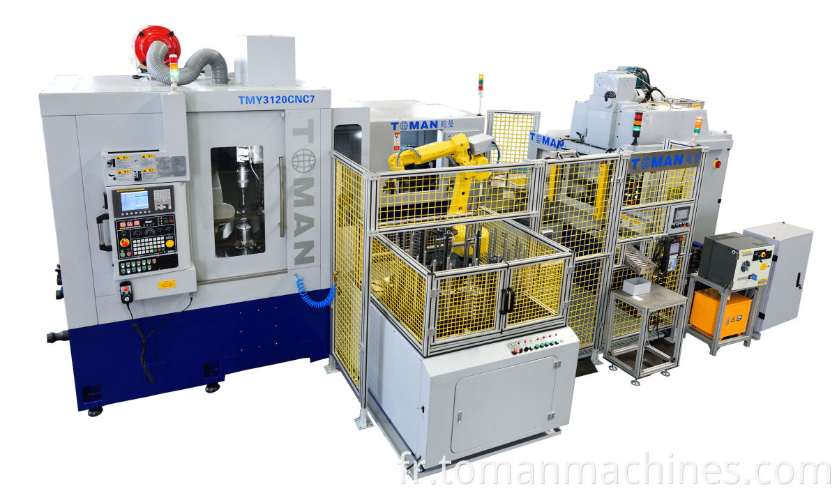 Gear hobbing chamfering shaving Automatic Production Line-Joint Robot Assembly Line